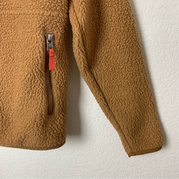 Patagonia womens brown retro pile marsupial fleece pullover sweater XS - Picture 2 of 7